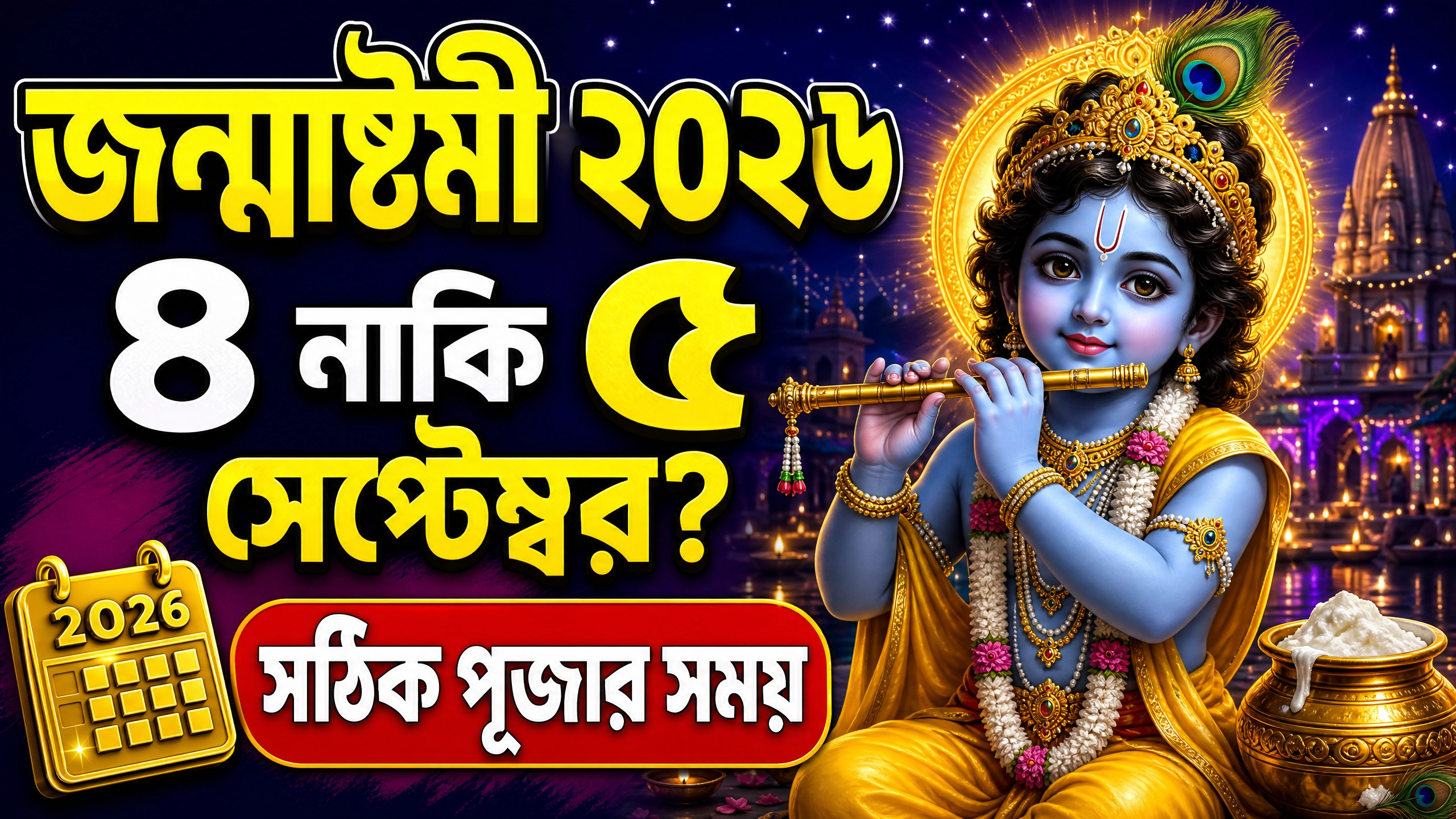Shri Krishna Janmashtami Puja Vidhi And Celebrations 2026